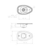 Огни ходовые LED MICRO, комплект