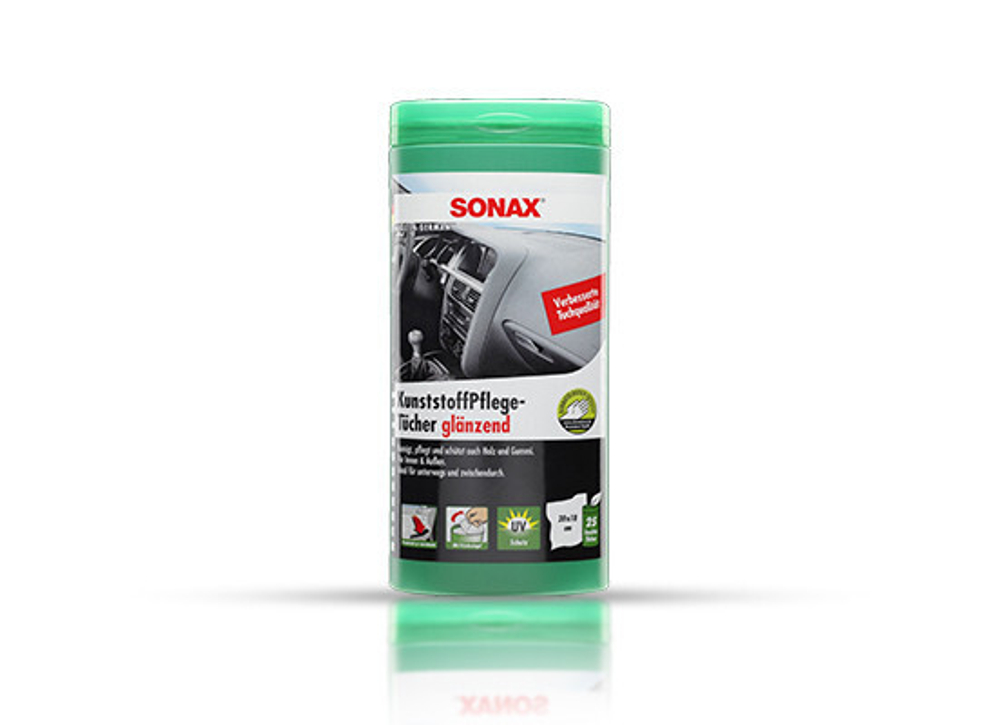 SONAX Салфетки влажные SONAX для стекол (туба)