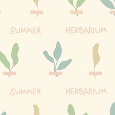 Летний гербарий SUMMER HERBARIUM светлый
