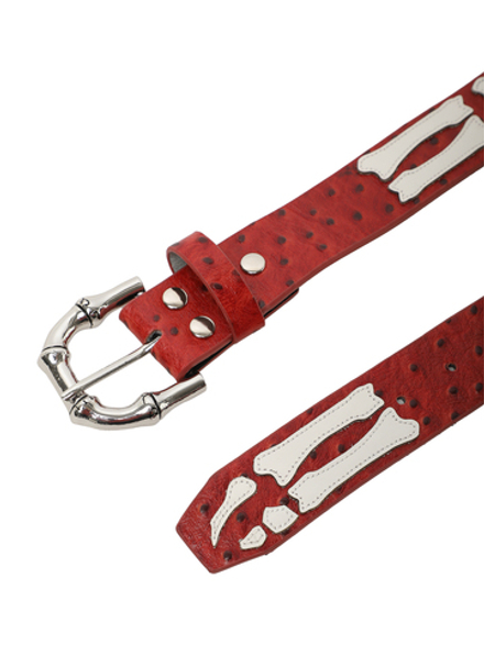 Ремень Кожаный Skeleton Bones Belt