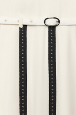 ПЛАТЬЕ С КОНТРАСТНЫМИ ЛЕНТАМИ И ЗАКЛЕПКАМИ — THE ITEM — ZARA