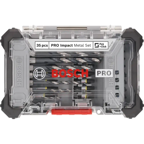 Набор свёрл и бит PRO Impact Metal Set BOSCH 2608521U80