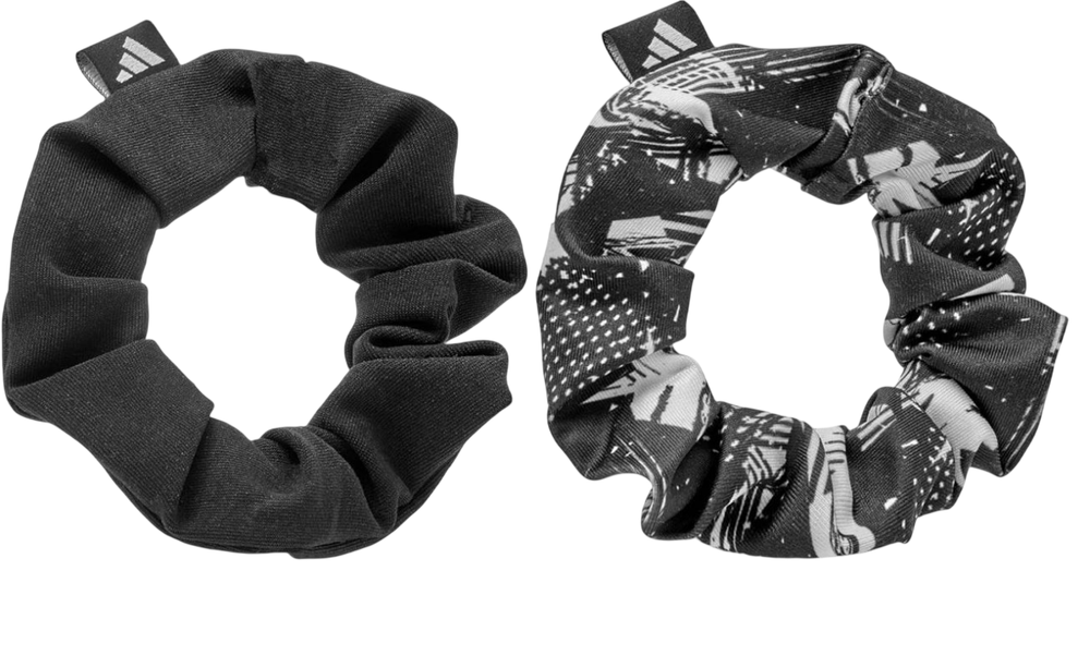Повязка на голову Adidas Hair Scrunchies 2P - black/white