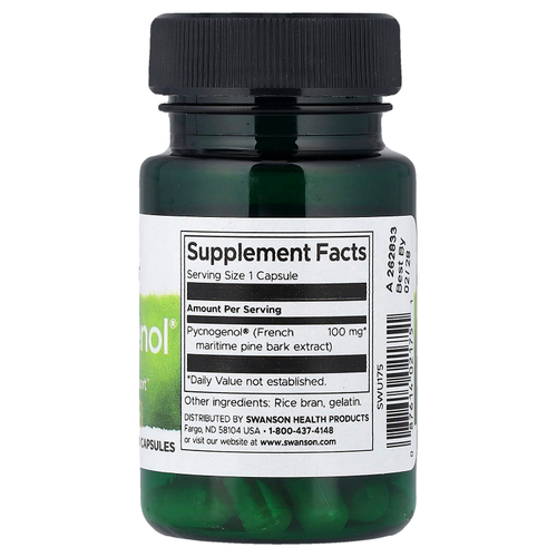 Swanson Vitamins, Pycnogenol®, 100 мг, 30 капсул
