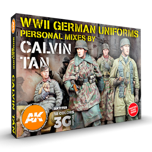 Набор красок AK interactive Signature Set - Calvin Tan 3G