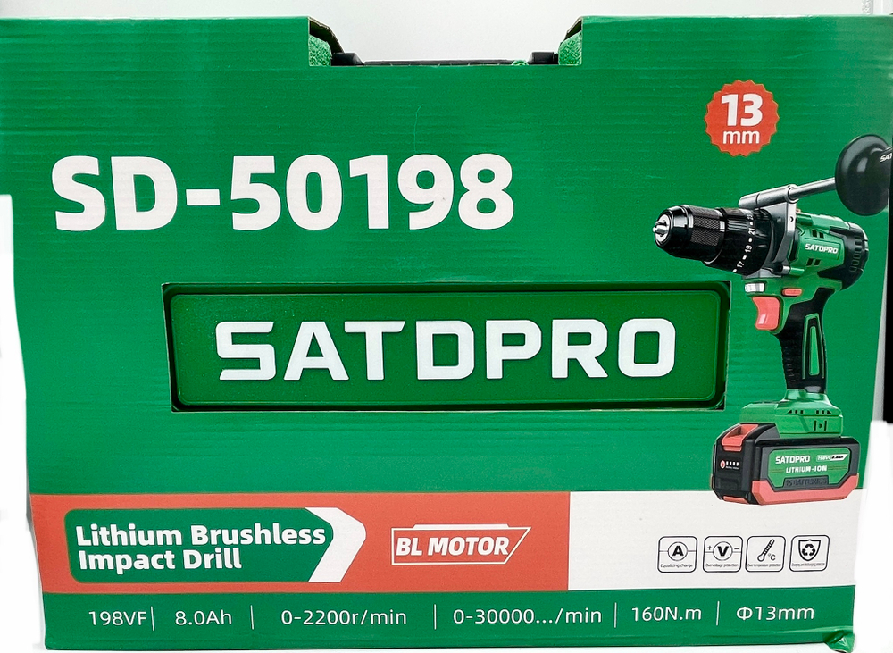 Аккумуляторный шуруповерт-ледоруб Satdpro SD-50198