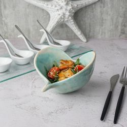 Салатник 125 мл 13*12,9 см h9 см емкость для закусок Sea Blue Shell Frutti di Mare P.L. [1]