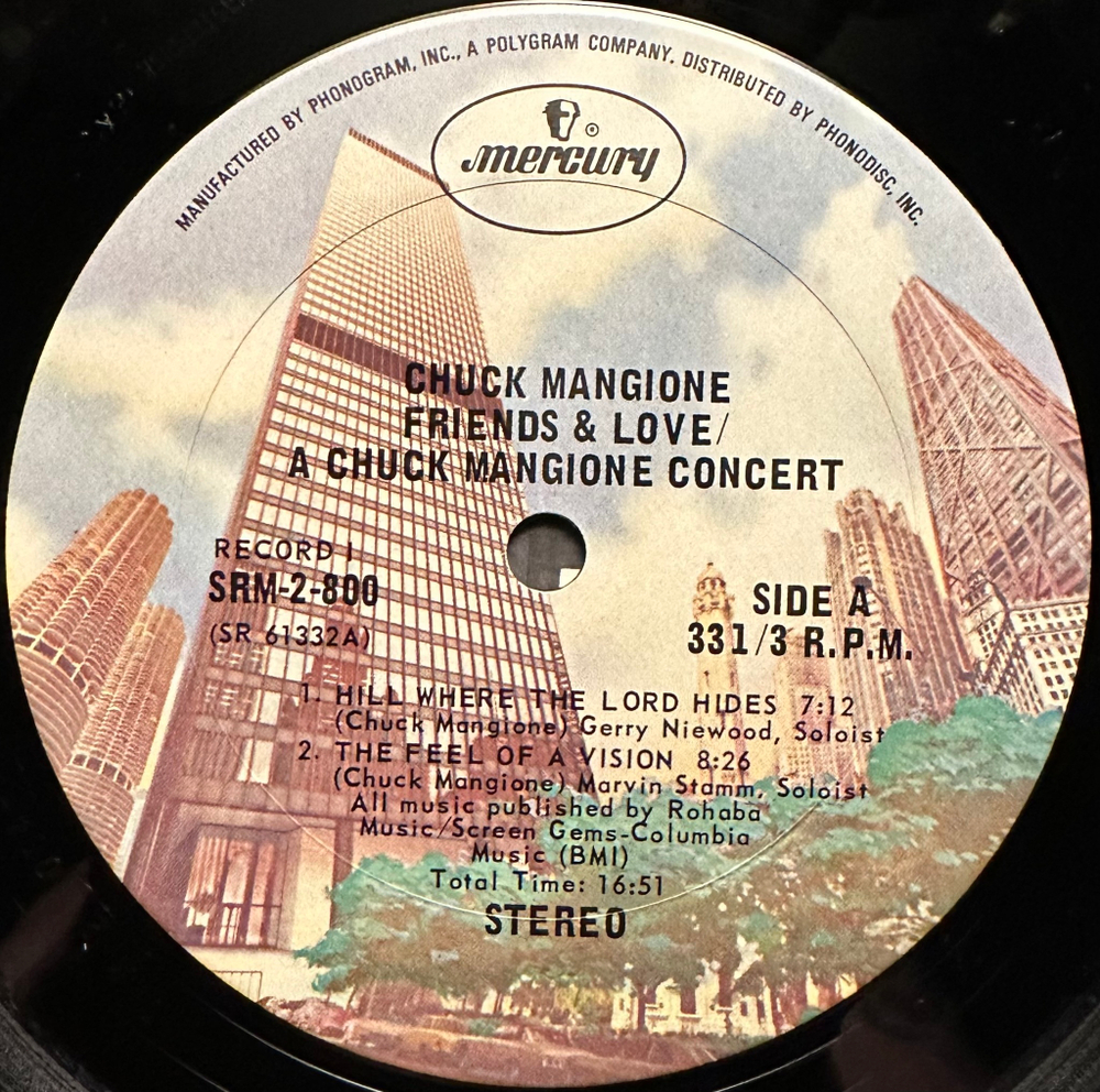 Chuck Mangione - Friends & Love... A Chuck Mangione Concert 2LP (США 1970г.)