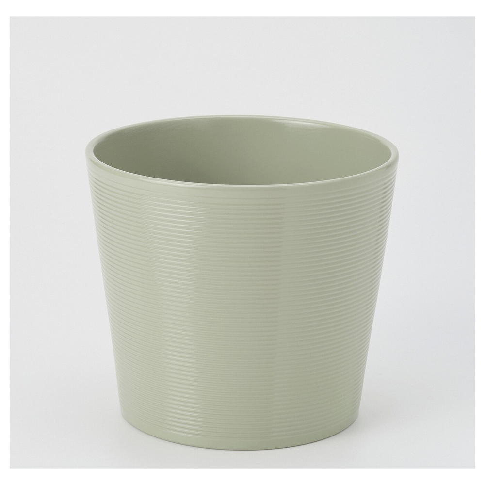 IKEA BROKSPIREA  (ИКЕА БРОКСПИРЕА)  -  Простыня, светло-зеленая, 15 см