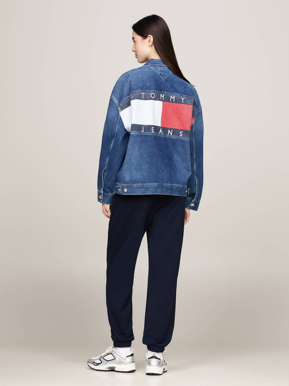 Джинсовая куртка daisy Tommy Jeans - темно-синий(DW0DW19745)