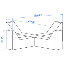 IKEA 365+  (ИКЕА 365+)  -  Блюдо сервировочное - акация 16x16 см
