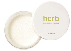 Manyo Herb Green No-Sebum Powder матирующая рассыпчатая пудра с комплексом трав
