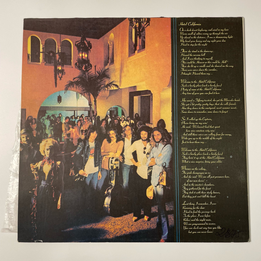 Винтажная виниловая пластинка LP Eagles Hotel California (Россия 1994)