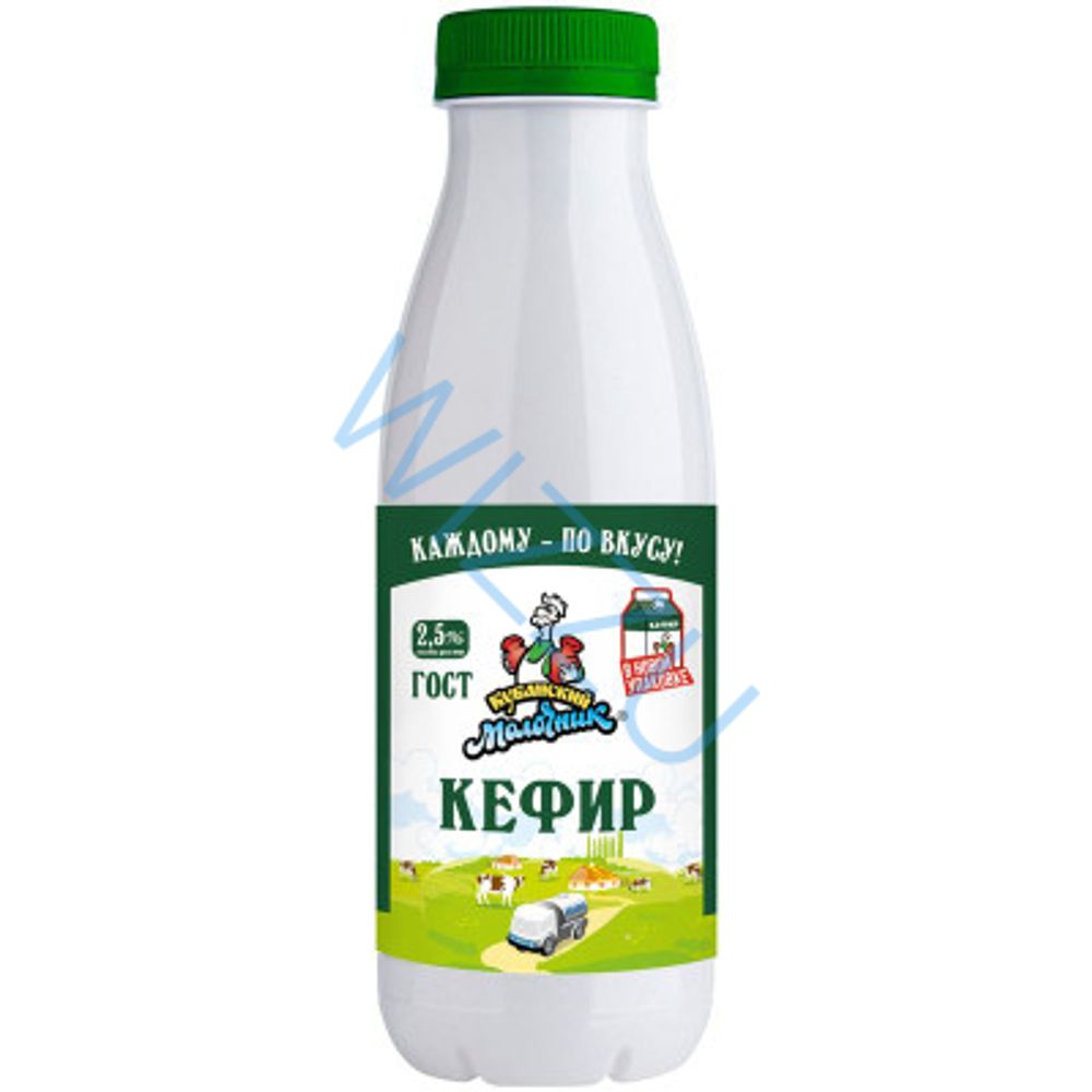 Кефир 2,5%, пэт, 450г, т/п (6шт) КМ