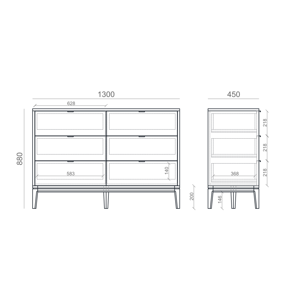 Комод INSPIRE TL042