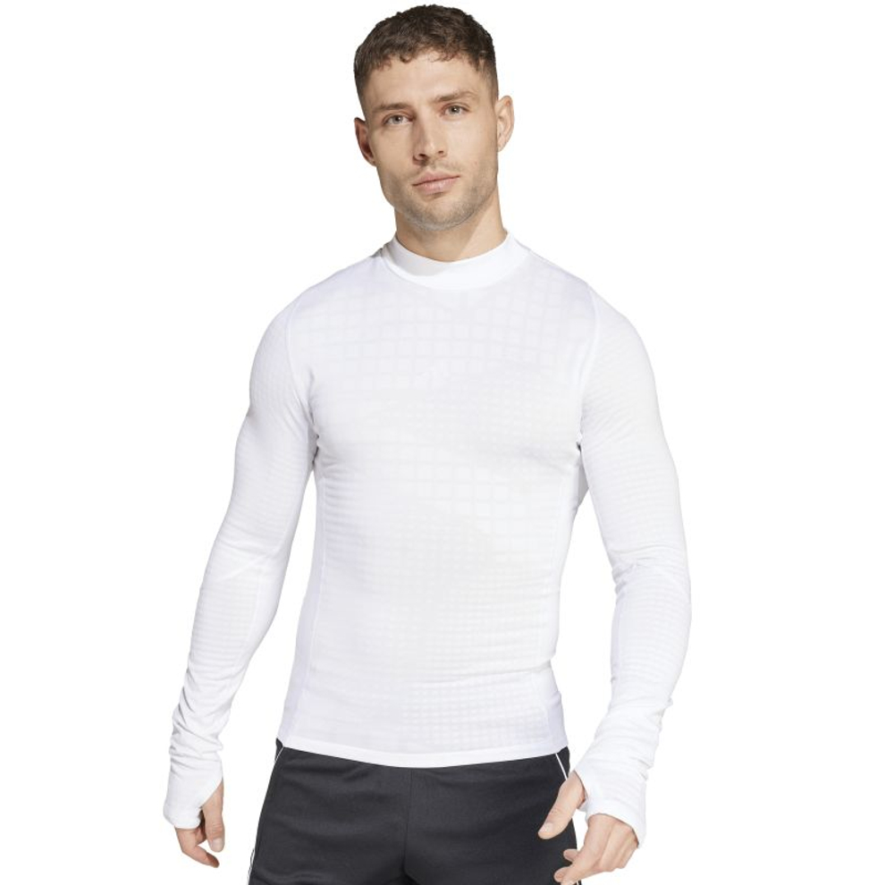 Теннисная футболка Adidas Techfit Cold.rdy Long Sleeve - white