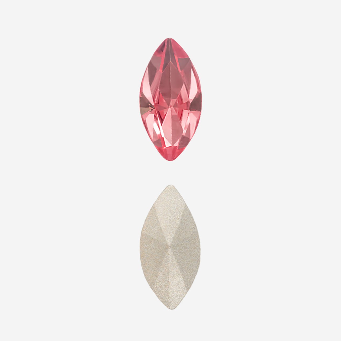 Кристалл Маркиз (Marquise Fancy Stone), оттенок "Светлая Фуксия"/"Light Fuchsia", 10*5мм