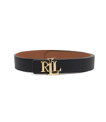 Двухсторонний кожаный ремень LAUREN RALPH LAUREN - черный(412912039)