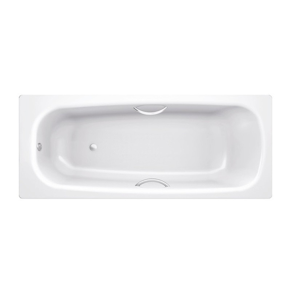 Ванна стальная BLB UNIVERSAL HG 150x70, 3,5 мм с отверстиями для ручек 208 мм, B50H