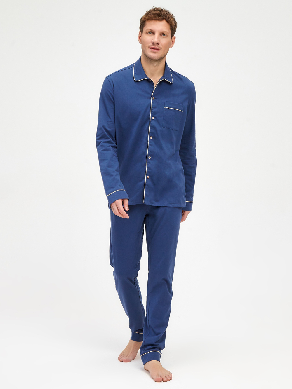 Пижама мужская Ihomewear Classic Men Indigo