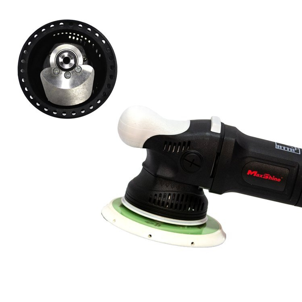 Эксцентриковая полировальная машинка MaxShine M21 Pro, ход эксцентрика 21 мм, 1000 Вт