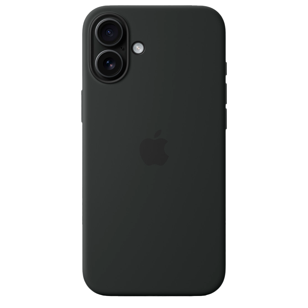 Силиконовый чехол с поддержкой MagSafe Apple Silicone Case для iPhone 16 Plus, Black (Черный)