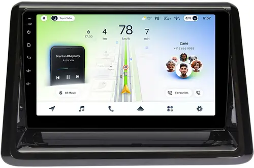 Магнитола для Toyota Noah R80, Voxy, Esqire 2014-2021 - Teyes CC4L монитор 9" IPS, Android 14, Быстрая, Snapdragon 662, CarPlay, 4G SIM-слот