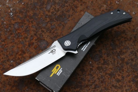 Цена наСкладной нож Bestech Scimitar, D2, черный