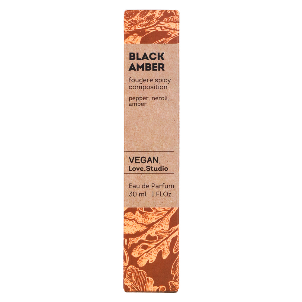 Вода парфюмерная Vegan Love Studio Black Amber (Веган Лав Студио Блэк Эмбер) - 30ml for women