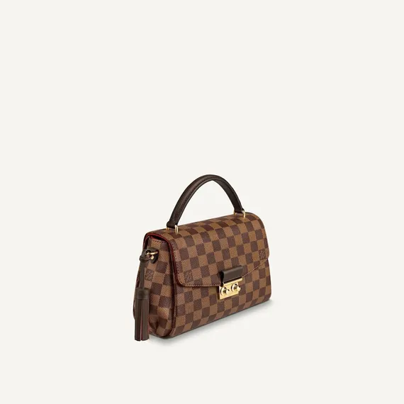 Сумка Louis Vuitton Croisette канва Damier Azur коричневый
