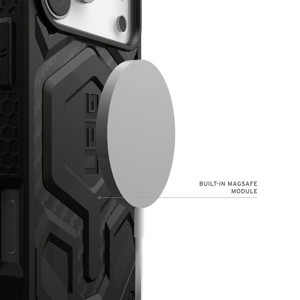Чехол Uag Monarch Pro Case для iPhone 17 Pro Max, Карбон | Carbon Fiber