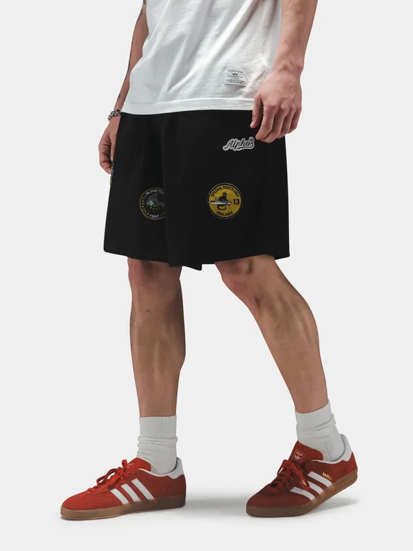 Шорты мужские ALPHA INDUSTRIES PATCHED JERSEY SHORT