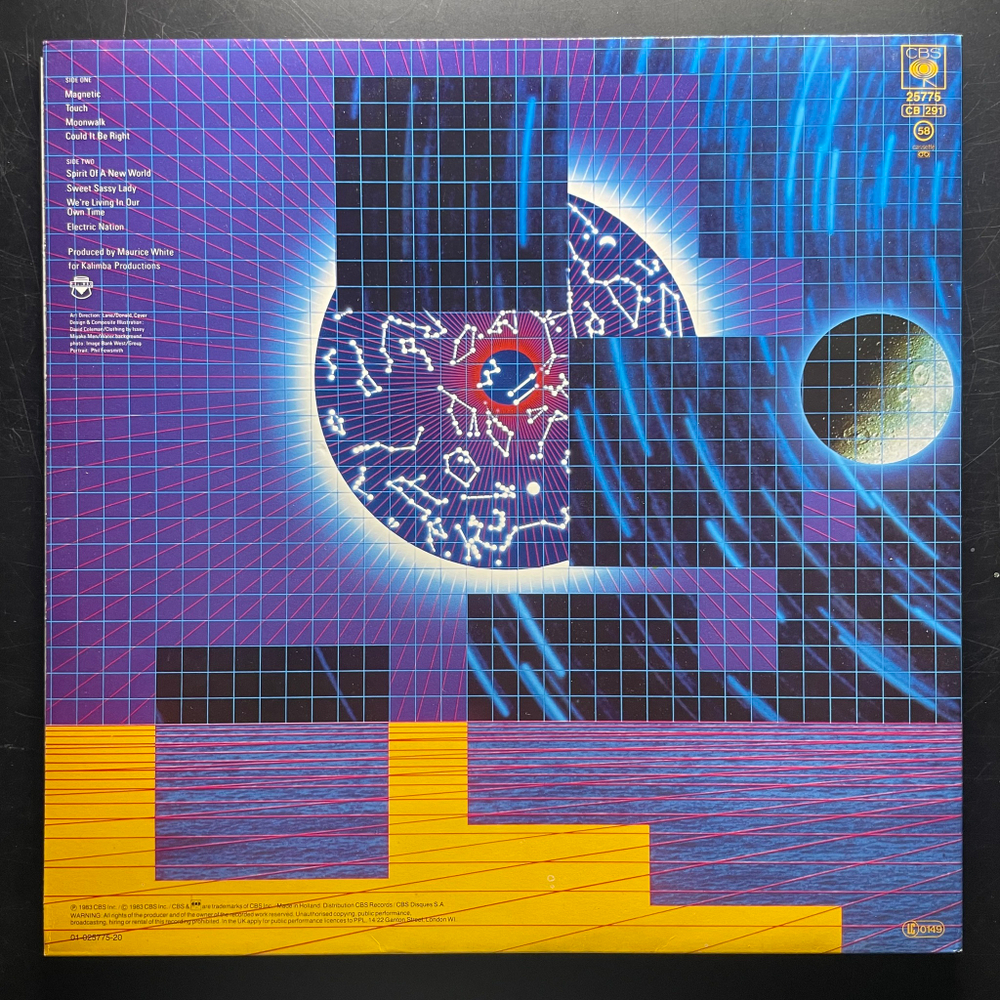 Earth, Wind & Fire ‎– Electric Universe (Европа 1983г.)