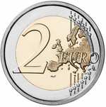 2 евро Германия - Дворец Сан-Суси в Потсдаме. (Двор J). 2020 год