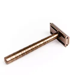 Т-образная бритва Henson Shaving AL13 коричневая Mild (HS-AL-TA-03-MLD-5) 5