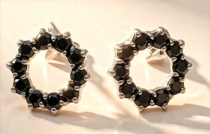 Ювелирные серьги из серебра 925 пробы