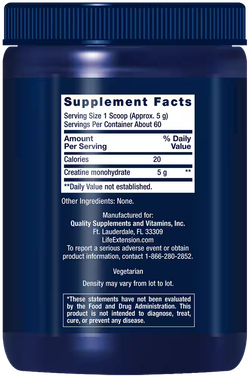 Creatine Powder 300 гр порошок Life Extension