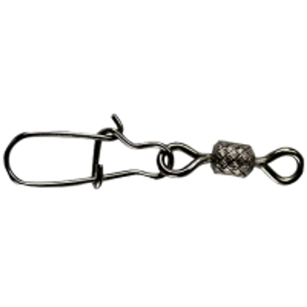 Вертлюг с застёжкой EcoPro EP-302-08 10кг 10шт Black Nickel