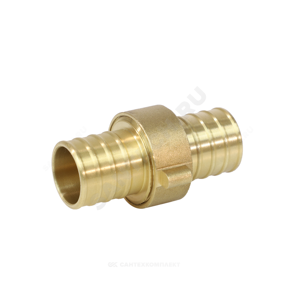Соединитель штуцерный латунь разъемный для шланга Дн 15 9105 Aquasfera 9105-01
