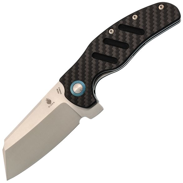 Цена наСкладной нож Kizer C01C XL, сталь 154CM, рукоять carbon