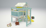 Игровой комплекс из дерева"Baby - 1"