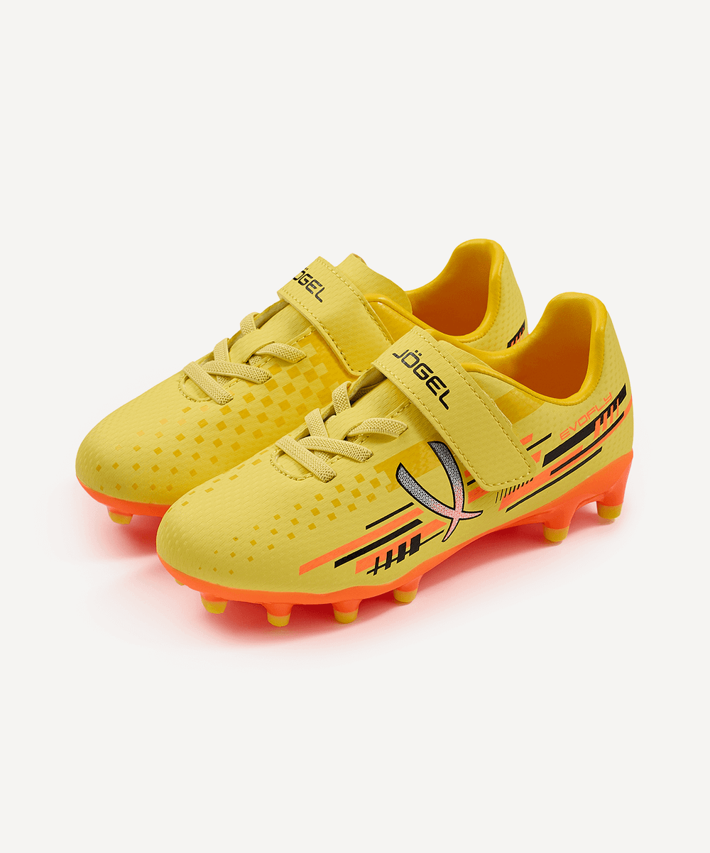 Бутсы футбольные Evofly FG Talant Yellow/orange, детский
