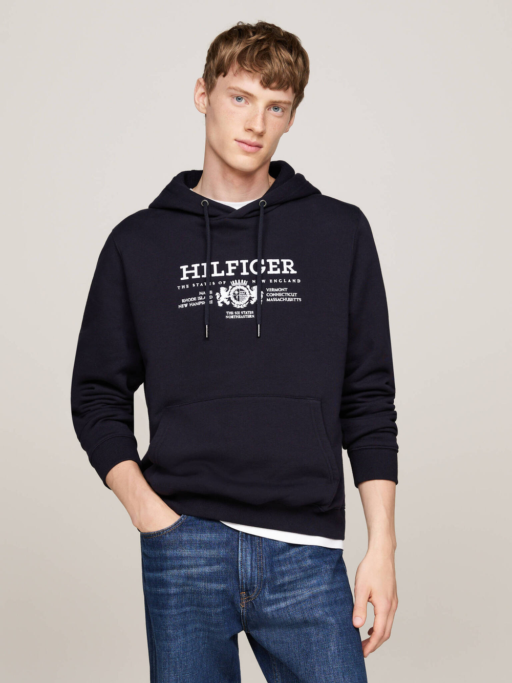 Худи Tommy Hilfiger - темно-синий(MW0MW35527)