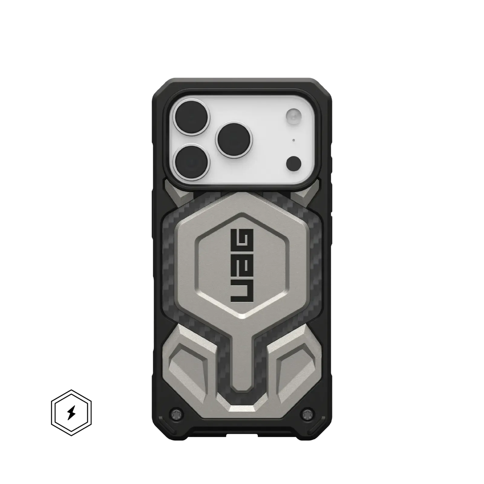 UAG Monarch Pro with MagSafe Series Case for Apple iPhone 17 Pro Titanium (Титановый)