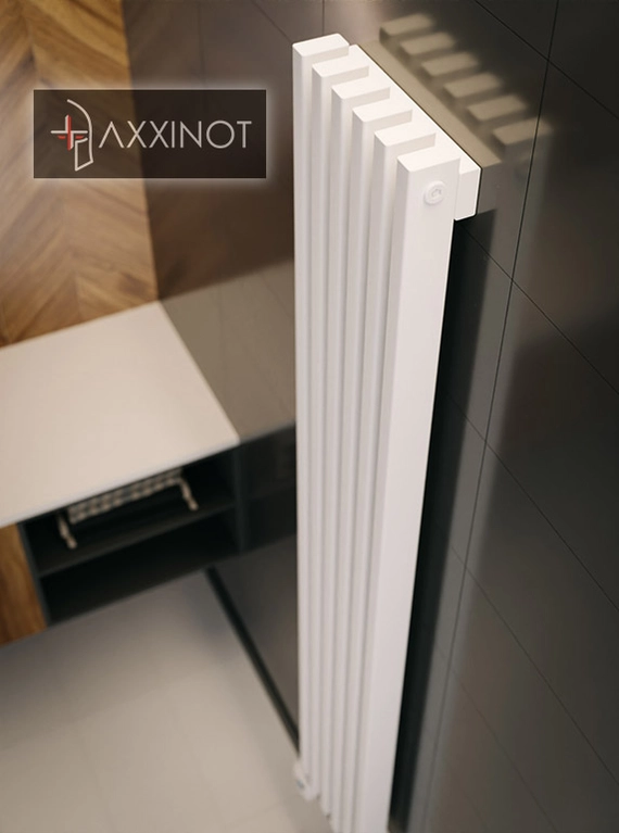 Axxinot Cardea VE 1500 - вертикальный электрический трубчатый радиатор высотой 1500 мм, белый