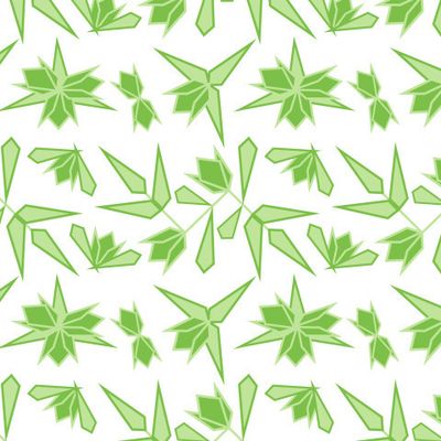 Abstract Floral geometric fantasy