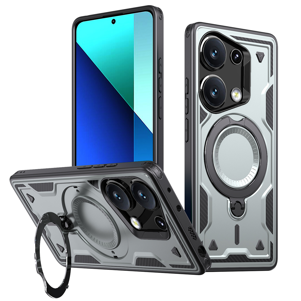 Чехол Magneto Case с кольцом для Poco M6 Pro 4G