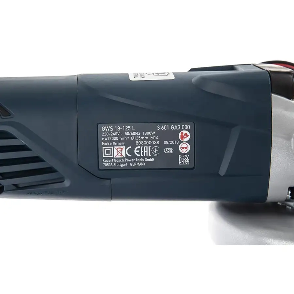Угловая шлифмашина GWS 18-125L BOSCH 06017A3000