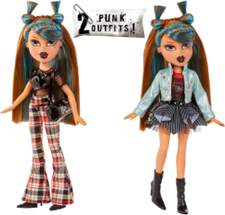 Кукла Братц Ясмин Pretty ‘N’ Punk с 2 нарядами и чемоданом.