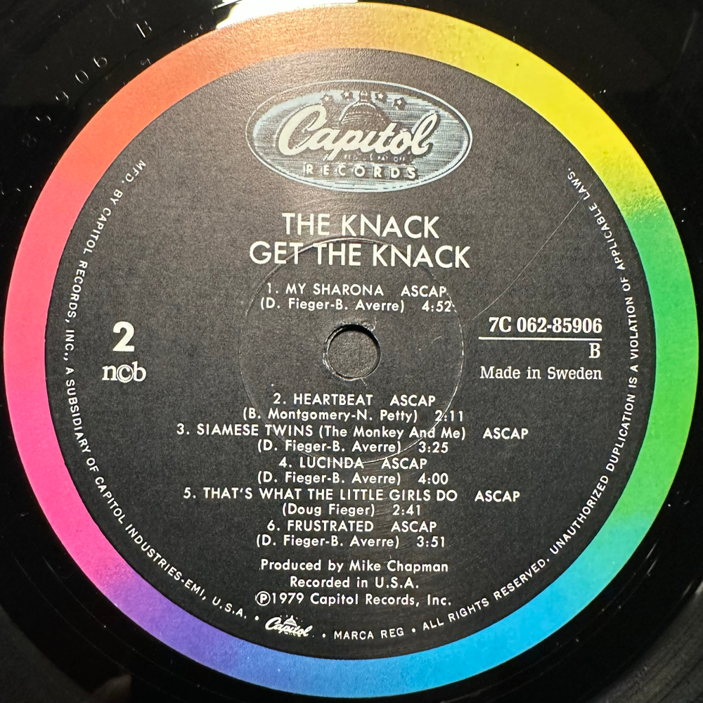 The Knack - Get The Knack (Швеция 1979г.)